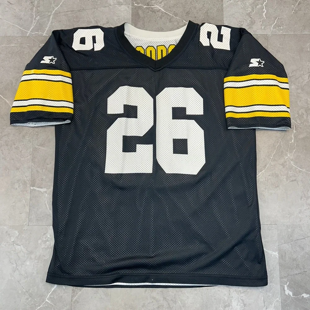 Vintage Starter Pittsburgh Steelers Jersey Mens 2XL Rod Woodson Reversible NFL